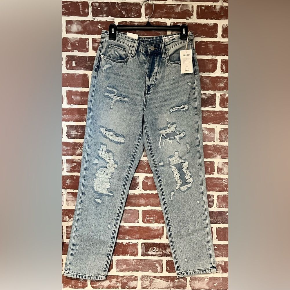 Blank NYC Faded Blue Denim Jeans